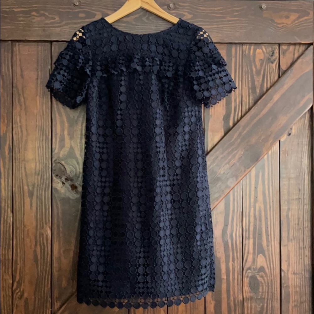 Women’s Petite Dress Talbots Sz 4P Navy